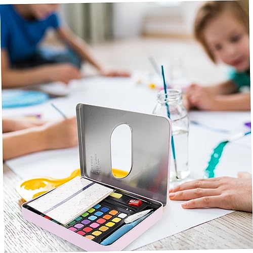 NUOBESTY 4 Sets Gouache Major Wooden Art Supplies Travel NUOBESTY