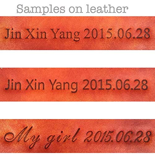 26-Piece Interchangeable Brass Letter Stamp Set with T-Slot Holder for Custom Branding ZOECRAFTSUPPLY