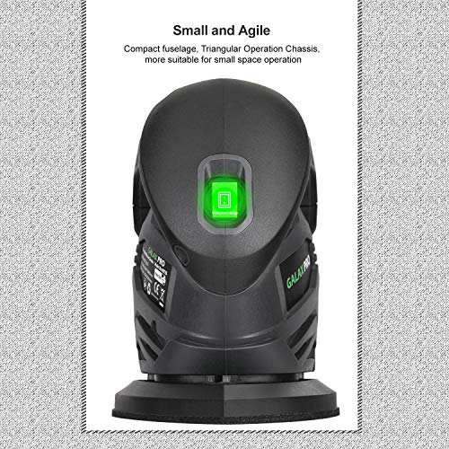 GALAX PRO Cordless Detail Sander 20V, 20Pcs Sandpapers,12000 RPM Sanders with Dust Collection System for Tight Spaces Sanding in Home Decoration, GALAX PRO