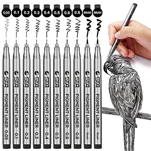 PANDAFLY White Paint Pens, 8 Pack 0.7mm Acrylic Permanent Marker 6 White  With 2 Black Paint Pens for Wood Rock Plastic Leather Glass Stone Metal  Canvas Ceramic, Extra Fine Point Opaque Ink