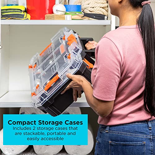 BLACK+DECKER MATRIX 20V MAX Power Tool Kit, Includes Cordless Drill, 12 Attachments and Storage Case (BDCDMT1212KITC1) BLACK+DECKER