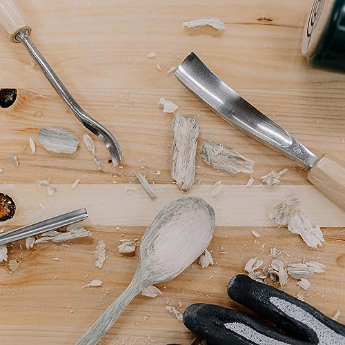 Schaaf Wood Carving Tools Set of 12 Chisels with Canvas Case | Wood Chisels for Woodworking | Wood Working Tools and Accessories | Wood Carving Schaaf Wood Carving Tools