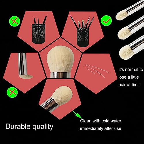 Sdanart Drybrush Set Hobby Drybrush Paint Brush,Detail Paint Brush Set,3 pcs Professional Art and Advanced Acrylic Paint Brushes for Sdanart