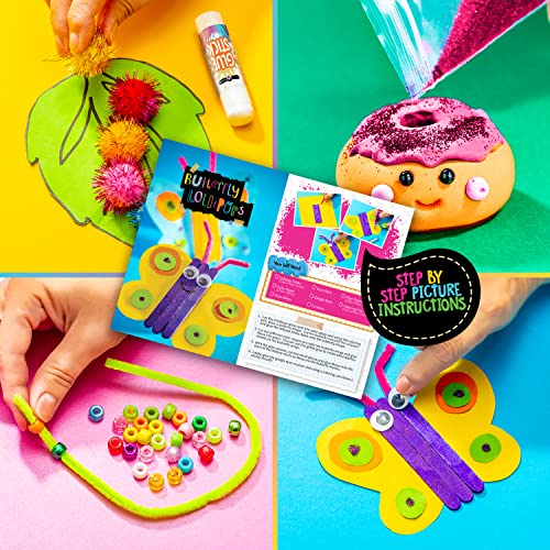 Original Stationery Jumbo Playdate Craft Kit, Over 1000 Fun Arts & Crafts Supplies to Make Slime Art & Kids Crafts, Ultimate Craft Set for Crafty Original Stationery