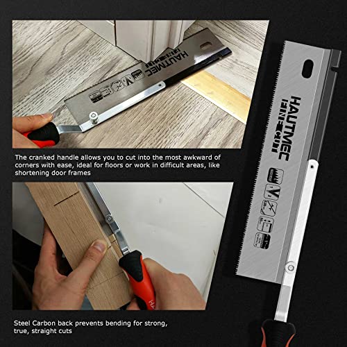 HAUTMEC 10in Reversible Devotail saw, Flush Cut Gents Saw HT0234-SA HAUTMEC