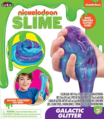 Cra-Z-Art Nickelodeon Galactic Glitter Slime Kit for 72 months to 960 months Cra-Z-Art