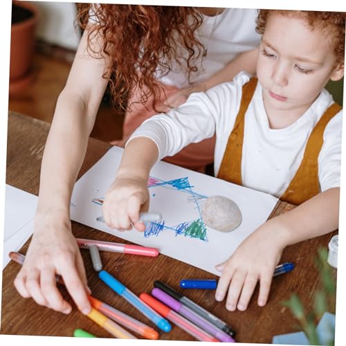 KALLORY 10pcs Painting Pebbles River Polished Pebbles Smooth Rocks for Painting Rock Painting for Kids Painting Rocks for Kids Bundle River Painted KALLORY