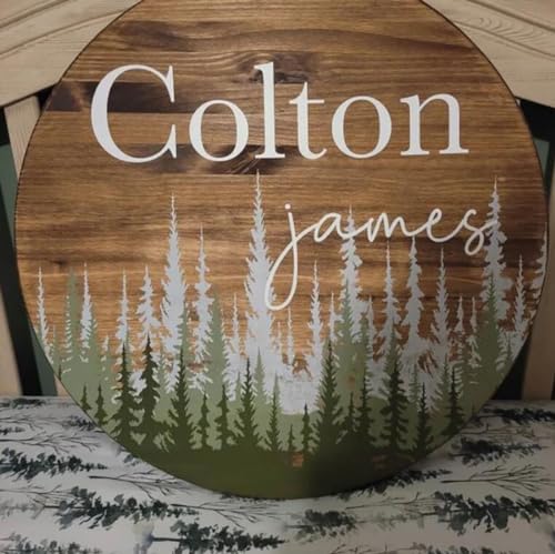 Pine Tree Stencils Christmas Tree Stencils Forest Stencil Reusable Drawing Templates for Painting on Wood Wall Fabric Furniture zosylley