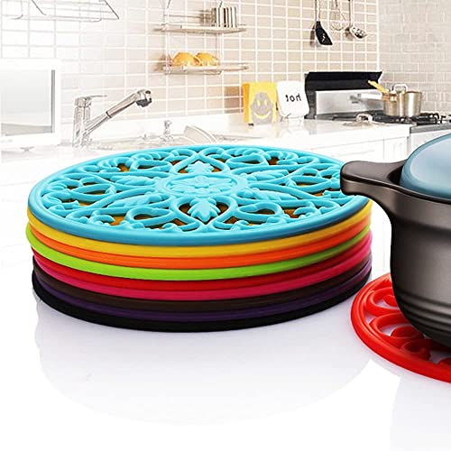 Mandala Coaster Resin Molds 2pcs Large Silicone Coaster Molds for Hollow Flower Tray Epoxy 3D Geode Design Shiny Molds for Home Decoration Coaster XXKJSZJQ