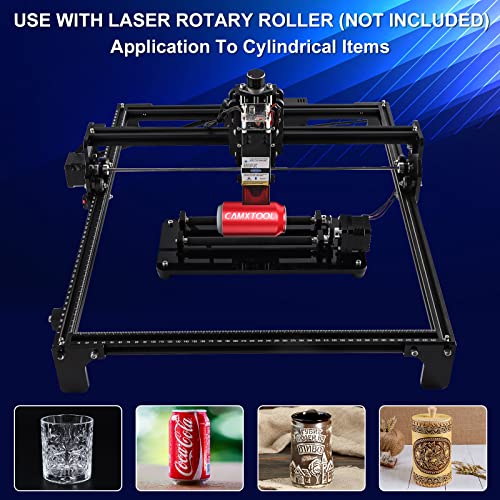 4240 Laser Engraver, 20W Laser Engraving Cutting Machine, Laser Machine 5W Output Power, Laser Cutter for Metal and Wood with 16.5âx15.75â Large CAMXTOOL