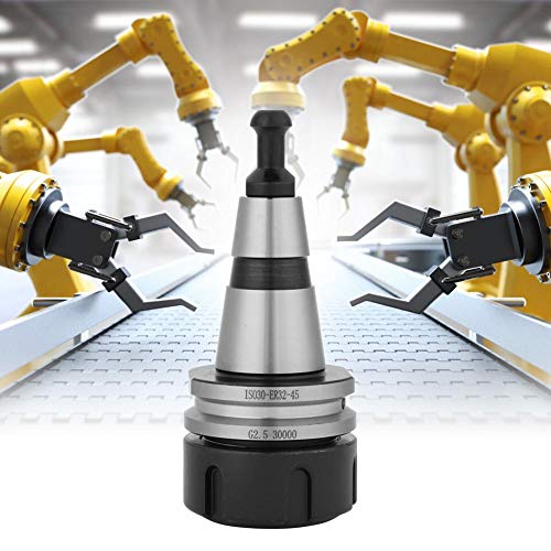 ISO30 ER32 Balance Collet Chuck Silver Stainless Steel G2.5 30000RPM CNC Milling Lathe Tool Holder Walfront