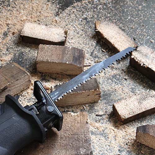 Vearter 5PCS/Set S1531L Reciprocating Saw Blades 5TPI HCS Sabre Saw 240mm for Cutting Course Damp Wet Wood Logs Plactics Vearter
