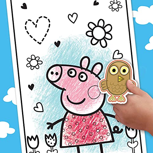 Crayola Peppa Pig Coloring Book with Stickers, Gift for Kids, 96 Pages, Ages 3, 4, 5, 6 Crayola