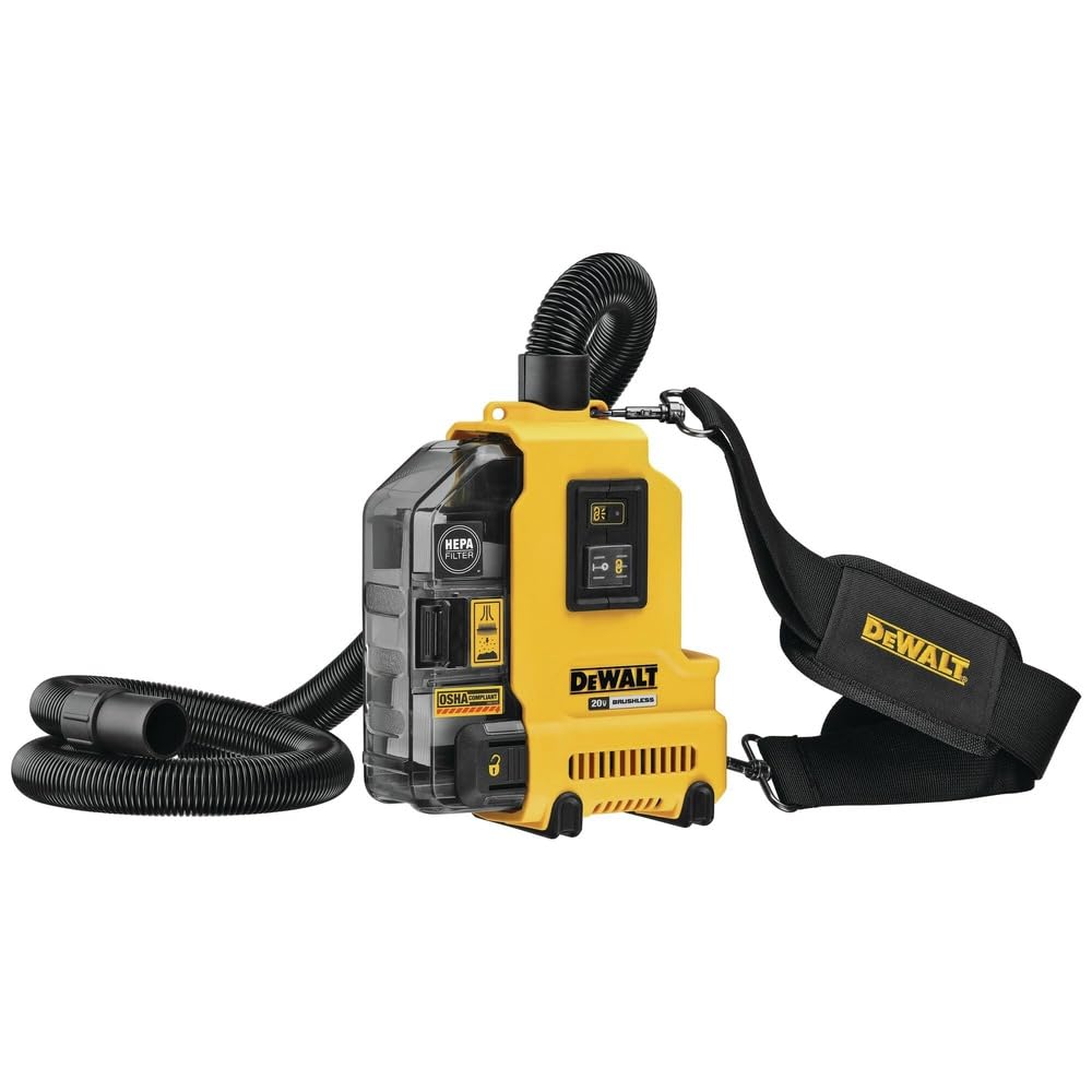 DEWALT 20V MAX* Dust Extractor, Brushless, Universal, Tool Only (DWH161B) DEWALT