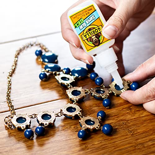 Gorilla Super Glue Gel XL, 25 Gram, Clear, (Pack of 1) Gorilla