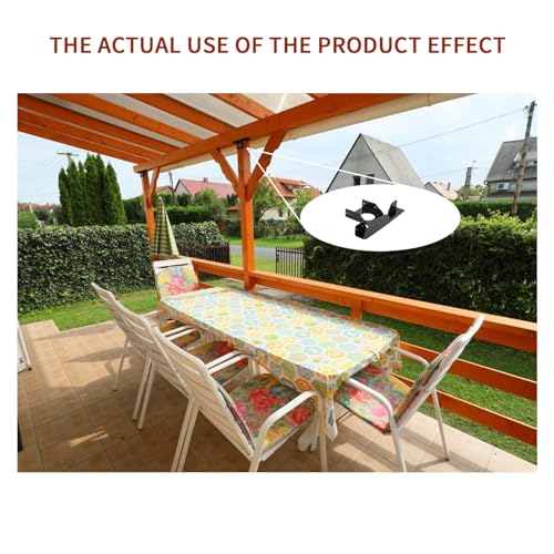 Heavy Duty Pergola Brackets, 2 Pcs Pergola Corner Brackets, 3-Way Pergola Extension T Brackets Adjustable, for 4x4" (Actual Size: 3.5x3.5") Post Xingwenhao