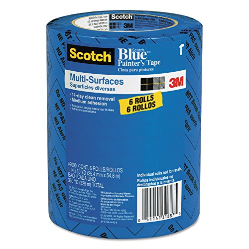 Scotch Painter's Tape Original Multi-Surface Painter's Tape, Blue, Paint Tape Protects Surfaces and Removes Easily, Multi-Surface Painting Tape for ScotchBlue