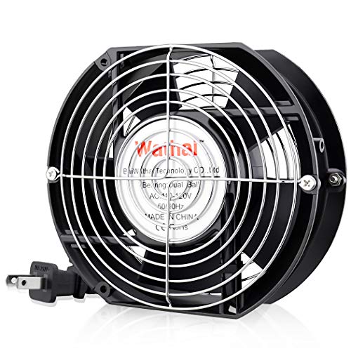 Wathai AC 110V 120V Axial Fan Big Airflow High Speed Dual Ball 172mm x 150mm x 51mm for DIY Cooling Ventilation Exhaust Projects For Server Wathai