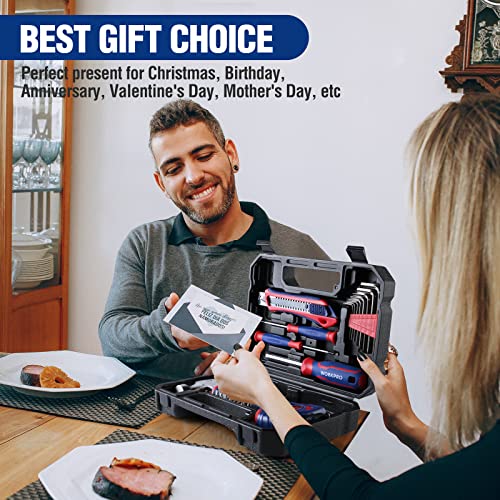 WORKPRO 35-Piece Tools Set, General Household Tool Kit with Storage Toolbox, Basic Tool Set for Home, Garage, Apartment, Dorm, New House, Back to WORKPRO