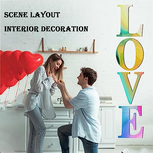 17 Inch Unfinished Wood Letter for Wall Decor, Paintable Thick Wooden Letter for DIY Craft Projects, Blank Wood Alphabet Letter for Birthday, BIUWING