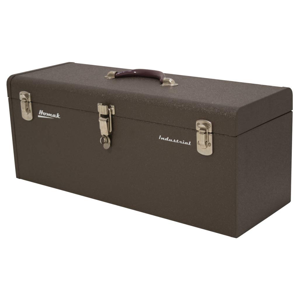 Homak 24-Inch Industrial Steel Toolbox, Brown Wrinkle Powder Coat, BW00200240 HMC Holdings LLC - Homak