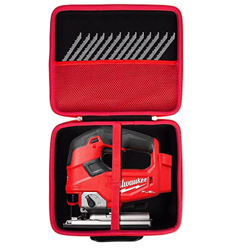 Khanka Hard Storage Case Replacement for Milwaukee M18 FUEL D-HANDLE JIG SAW 2737-20, Case Only khanka