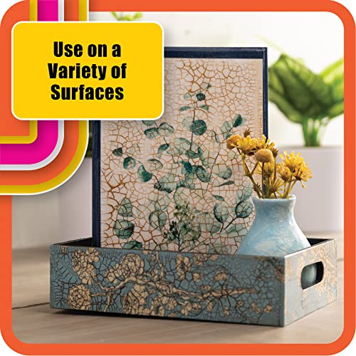 Mod Podge One-Step Crackle Medium, 8 fl oz Premium Acrylic Sealer, Perfect for Easy to Apply DIY Arts and Crafts, CS25384, Clear Mod Podge