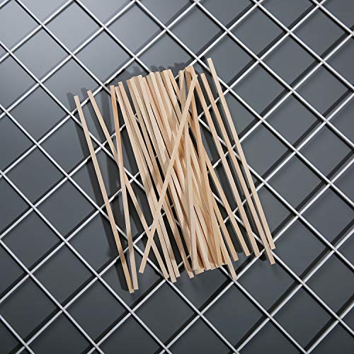 30 PCS 1/4 ×12 inch Wooden Square Dowel Rod, Small Hardwood Unfinished Wood Squrae Basswood Sticks for Crafts DIY Projects (30 Count) Qj-solar