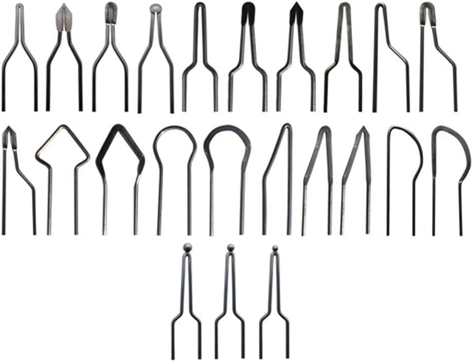 23pcs Wire Wood Burning Tips, Pyrography Tip Nibs Kit, Wood Burner Set Tool For 30-50w Adjustable Wood Burning Machine Pyrography Machine RICH