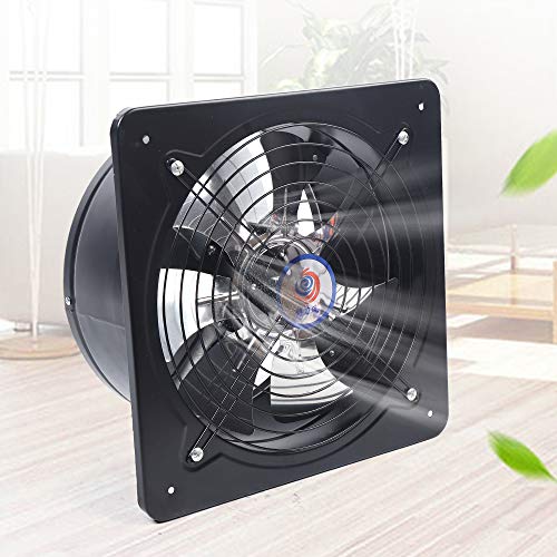 12 Inch Explosion-Proof Fan - Industrial Ventilation Extractor Fan Spray Booth Paint Fumes Exhaust Flow Axial Fan,125W High Velocity Utility Air REBaiYU