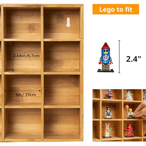 DECORLUXES Minifigures Miniature Display Case Collectibles Display Shelves Rack for Figures, Shot Glasses, Collection, Floating Shelf, Figurine Shelf DECORLUXES