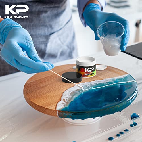 KP Pigments Epoxy Pigment, Epoxy Resin Tint with Spoon for Arts and Crafts, Jewelry, and Cups (Arctic White) KP Pigments