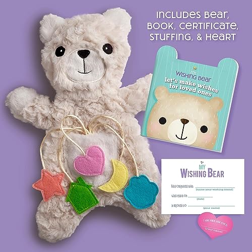 Craft-tastic My Wishing Bear – Plush Toy and Book Gift Set – Features Nighttime Routine that Teaches Kindness, Builds Empathy, and Fosters PlayMonster