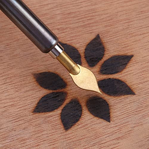 Yoption 28 Pieces Wood Burning Tips, Letter Wood Burning Tool Uppercase Alphabet Branding and Personalization Set for Wood and Other Surfaces by Yoption