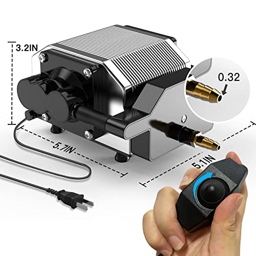 BROVR Air Assist, Air Pump for Most of Laser Cutter and Engraver,Air Assist Pump Kit with Adjustable 30L/Min,for CNC Cutting and Laser BROVR