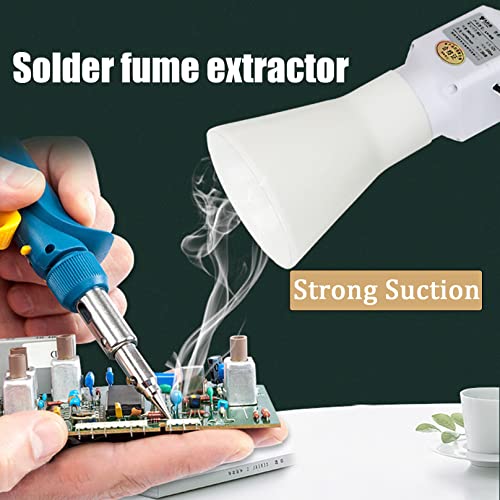 2 Inch Antidious Fume Extractor with Speed Controller & 20 Feet of Ducting 18W Inline Exhaust Fan Smoke Soldering DIY Fan for Soldering Work Laser DAYDAY helper