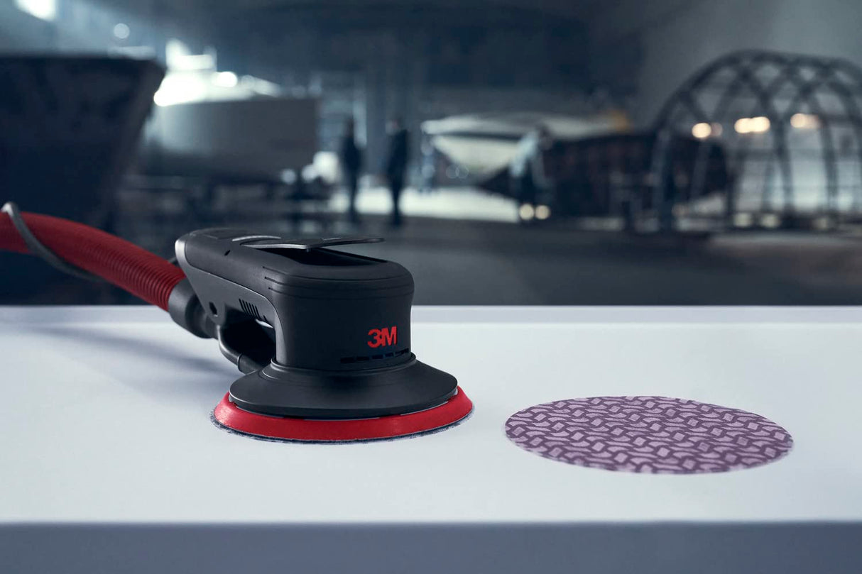 3M Random Orbital Sander, Xtract Pneumatic 88958, 6 in, Self-Generated Vacuum, 3/16 in Orbit, Ergonomic and Lightweight ROS, 209W Motor, Dust 3M