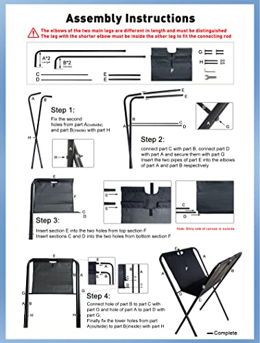 Falling in Art Canvas Print Rack, Display Rack for Posters, Holds Artwork, Prints, Panels, Canvas Art for Shows & Storage Falling in Art