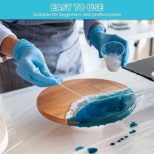 2 Gallon Premium Clear Epoxy Resin Kit, High Gloss Casting and Coating for River Table Tops, Art Casting Resin, Jewelry Making, DIY, Tumblers, Molds, JANCHUN