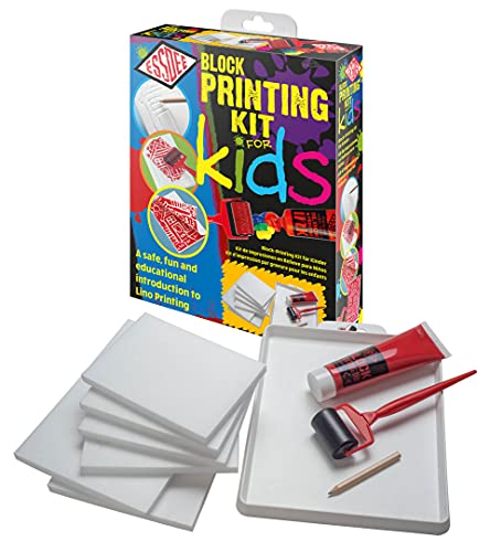 Essdee P6K4K Block Printing Kit for Kids, for 1 Year to 99 Years Essdee