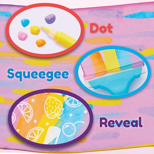 Creativity for Kids Squeegeez Magic Reveal Art Kit: Kawaii - Arts and Crafts for Kids Ages 7-12+, Gifts for Girls and Boys Creativity for Kids