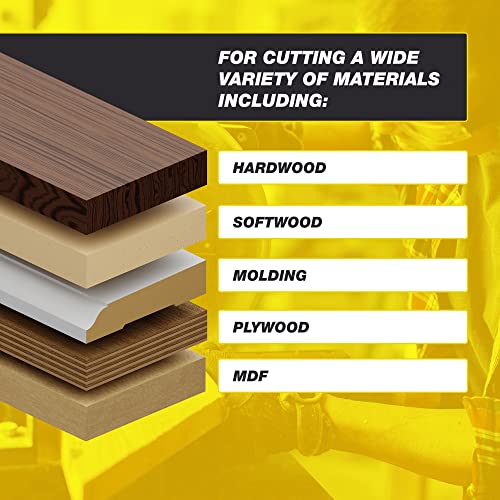 ROCKPORT Table Saw Blades 10 inch 80 Teeth - (3 Pack) 10" Table Saw Blades & 10 inch Miter Saw Blades, 5/8" Arbor, Multipupose Carbide Tip Circular ROCKPORT