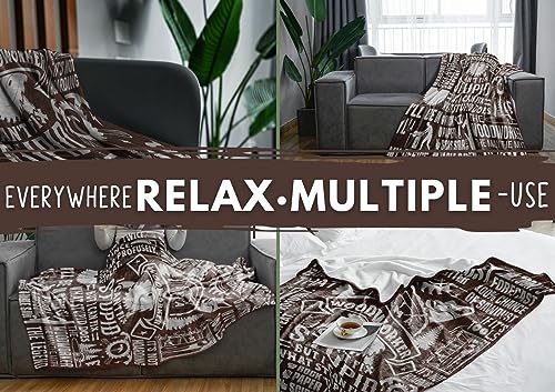 Woodworking Gifts Blanket for Woodworker, Man, Women - 50" x 65" Throw, Flannel Blanket - Birthday Gifts for Wood Lovers - Stupid Huglanket