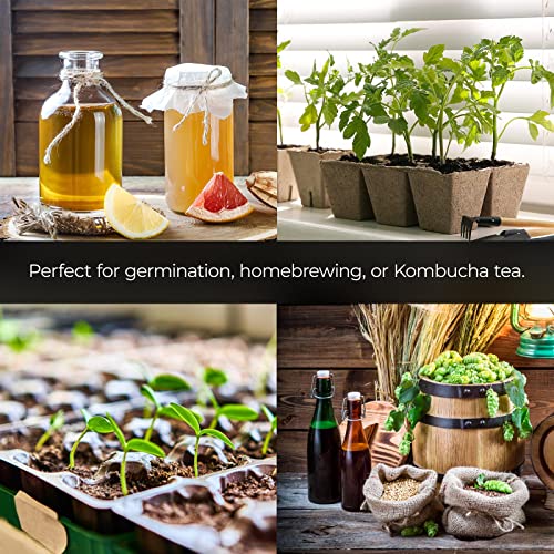 BN-LINK Durable Seedling Heat Mat Warm Hydroponic Heating Pad Waterproof 10" x 20.75" - 2 Pack for Seed Starting Greenhouse and Germination BN-LINK