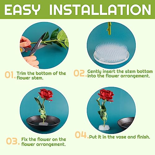 Waydress Plastic Flower Frog Pin Holder Clear Flower Arranger Frog Christmas Gift for Flower Arrangement Enthusiast Japanese Decoration Floral Waydress