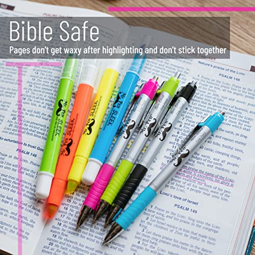 Mr. Pen- Bible Highlighters and Pens No Bleed, 8 Pack, Bible Journaling Kit, Bible Pens No Bleed Through, Gel Highlighters/Markers Bible Study Kit, Mr. Pen