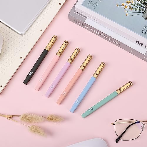 Mr. Pen- Aesthetic Highlighters and Pens No Bleed, 12 Pack, Morandi Color Bible Highlighters for Bibles, Bible Pens Mr. Pen
