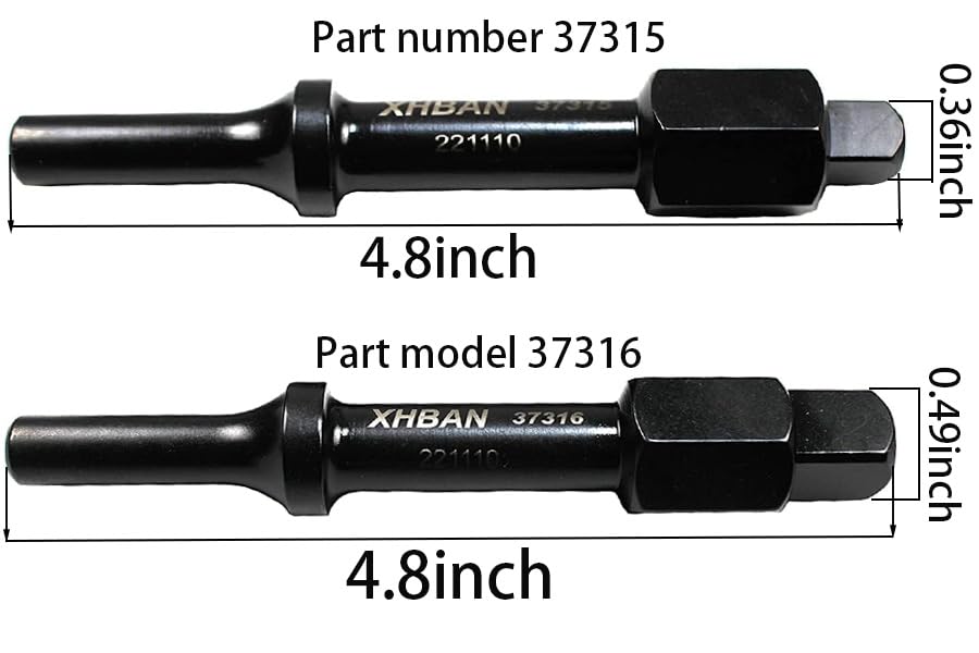 BGD Pneumatic bit set 37315 3/8" & 37316 1/2" Bolt Breaker Shake 'n break helps remove seized and frozen bolts and nuts, 32029 Pneumatic Bolt Breaker BGD