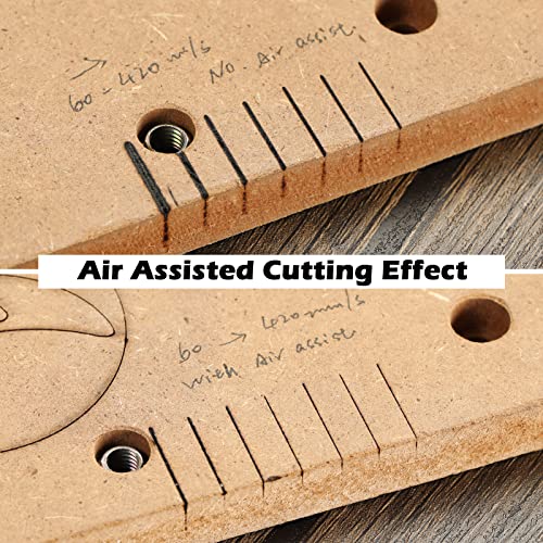 Genmitsu 10W Compressed Spot Laser Module with Air Assist Nozzle, 0.08mm*0.05mm Laser Spot, for Genmitsu 3020-PRO MAX V2, 3030-PROVer MAX, 4040-PRO, Genmitsu