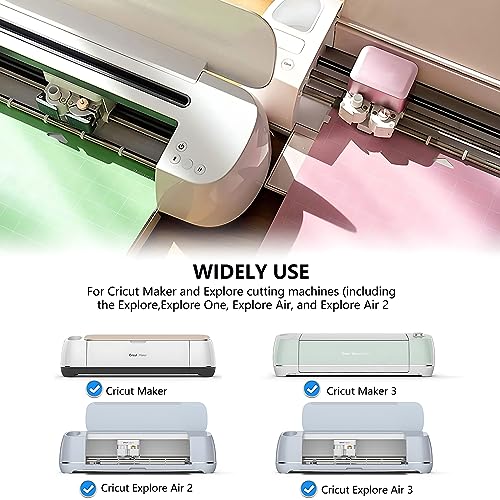 Premium Fine Point Blade Compatible with Cricut Maker 3/Maker/Explore 3/Explore Air 2/Air/One,Fine Point Blade Housing for Slicing Cuts Glitter UTNVBTR